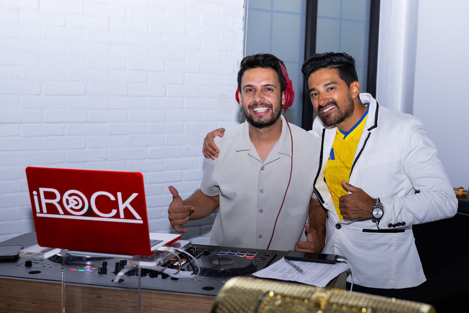 The DJ booth at a Trellis 925 event