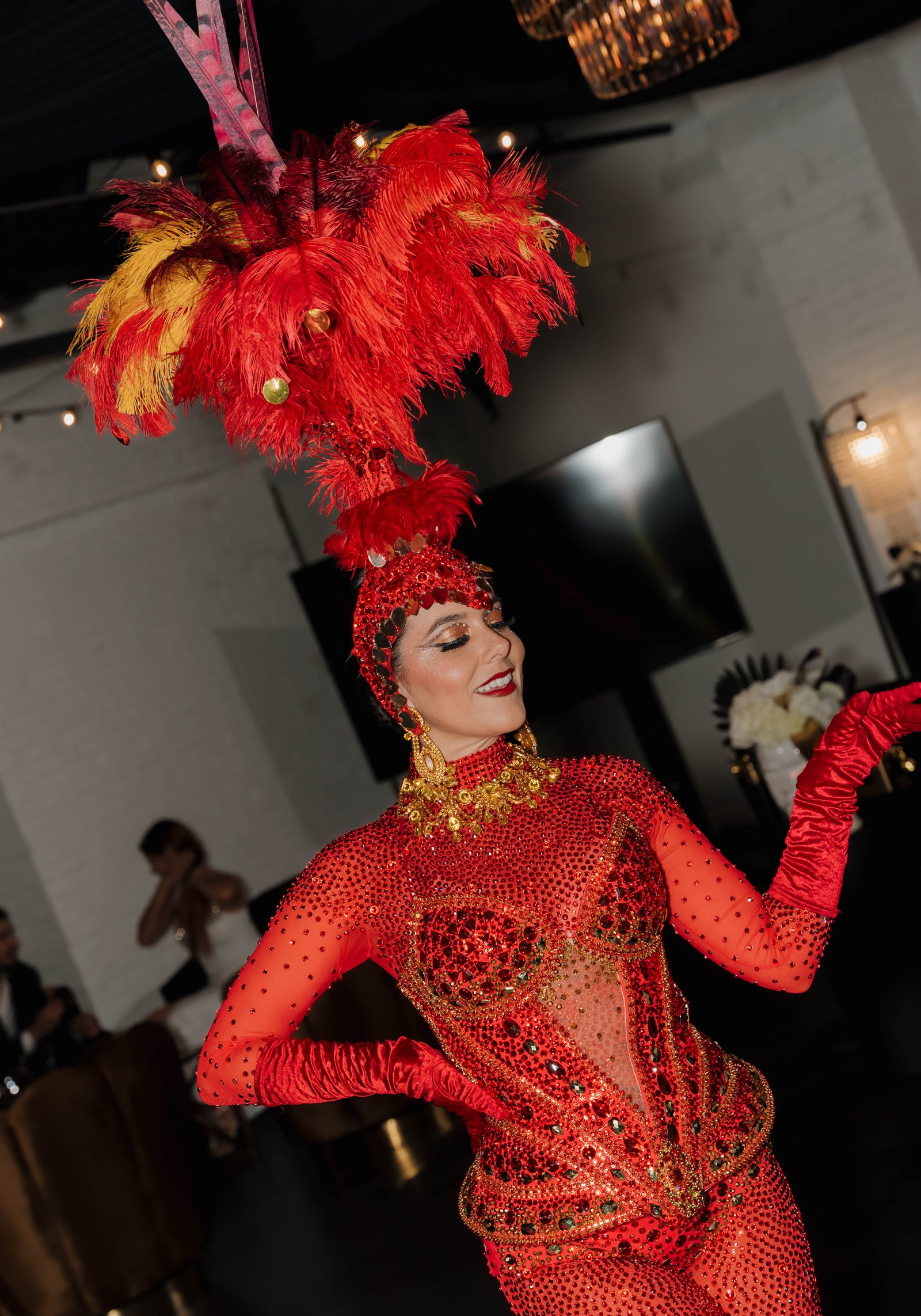 A featured performer at a private celebration at Trellis 925