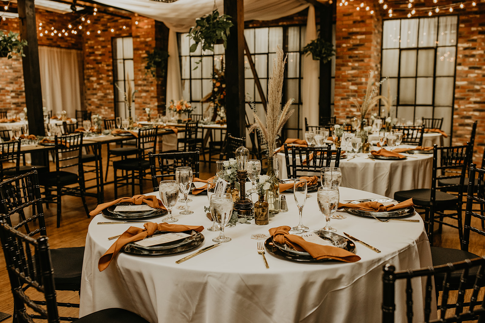 Industrial Modern Wedding Reception Style